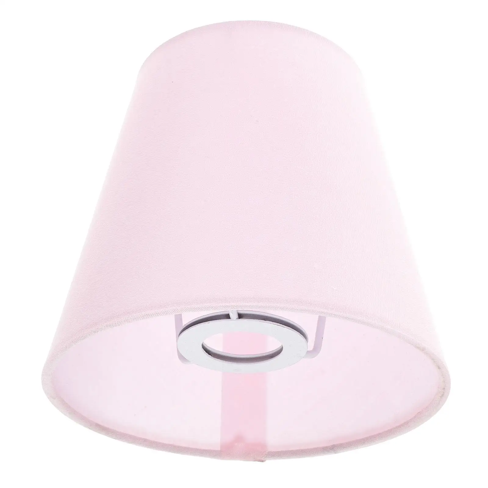 

Macaron Lampshade Pink Fabric Shade Table Cover Chandelier Pendant Light Bedroom Living Room Drum Shade Lamp Cover
