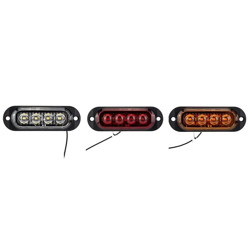 12V 24V Truck LED Side Marker Light Car Trailer DOT E8 Mark Reflector Van Clearance Lamp For Lorry RV Bus Boat