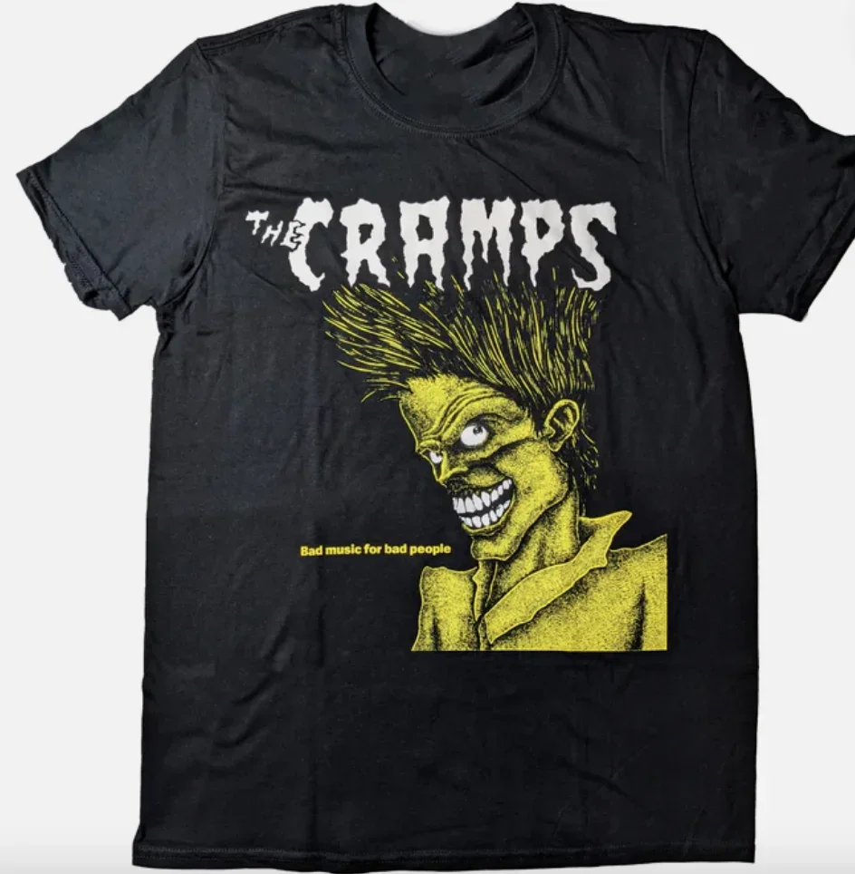 The Cramps Bad Music for Bad People T-shirt black All Sizes