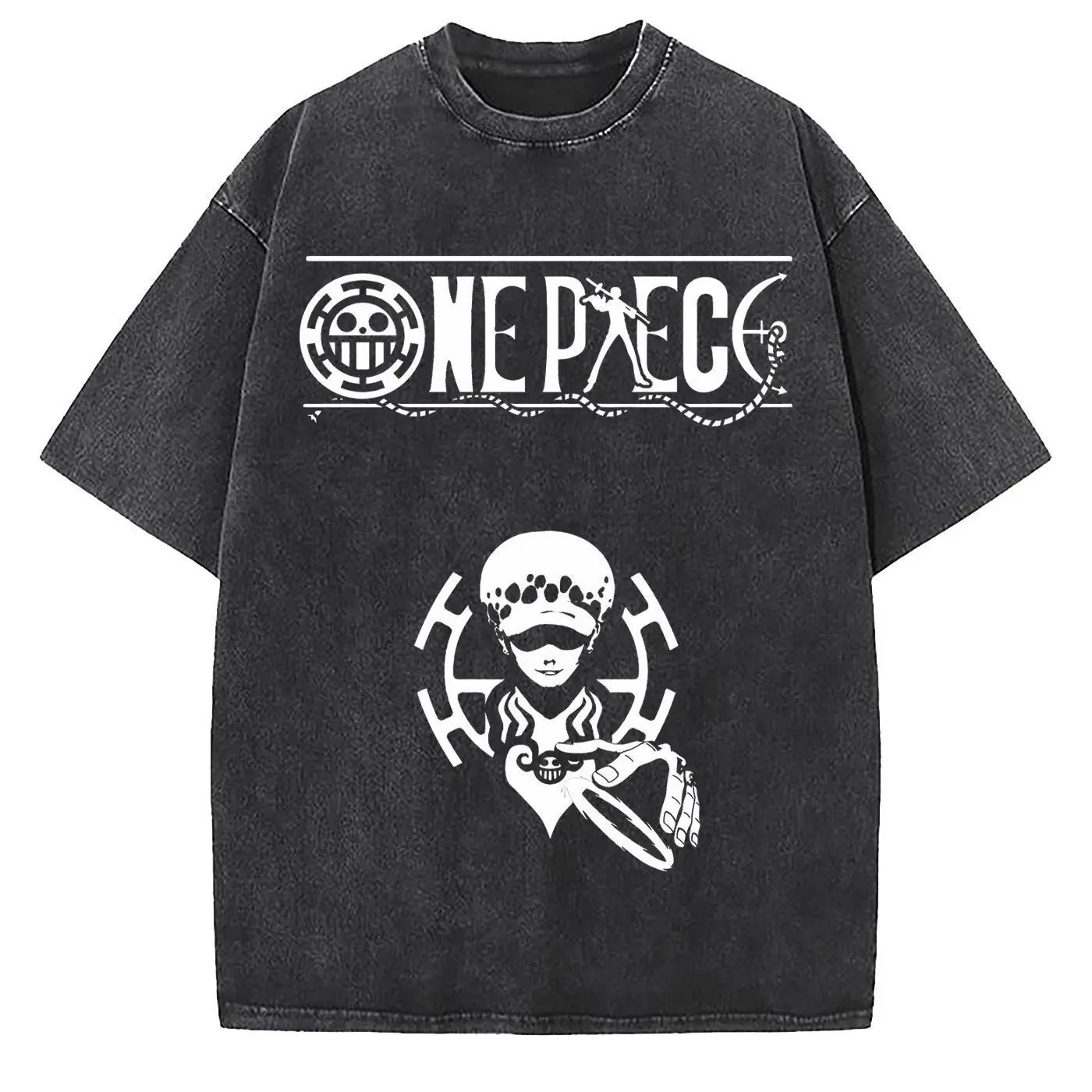 

Retro Washed T-shirt Unisex Fashion Casual Brand Summer T-shirt American High Street Ins Style Trendy and Versatile