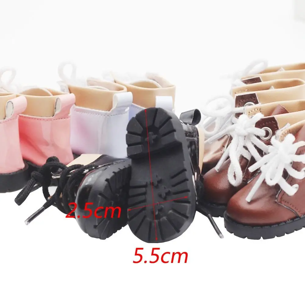 5.5*2.6cm Doll Leather Shoes Clothes Accessories For 20cm Cotton Dolls for EXO Idol Doll Casual Wear Shoes Fashion DIY Doll Toys image 6