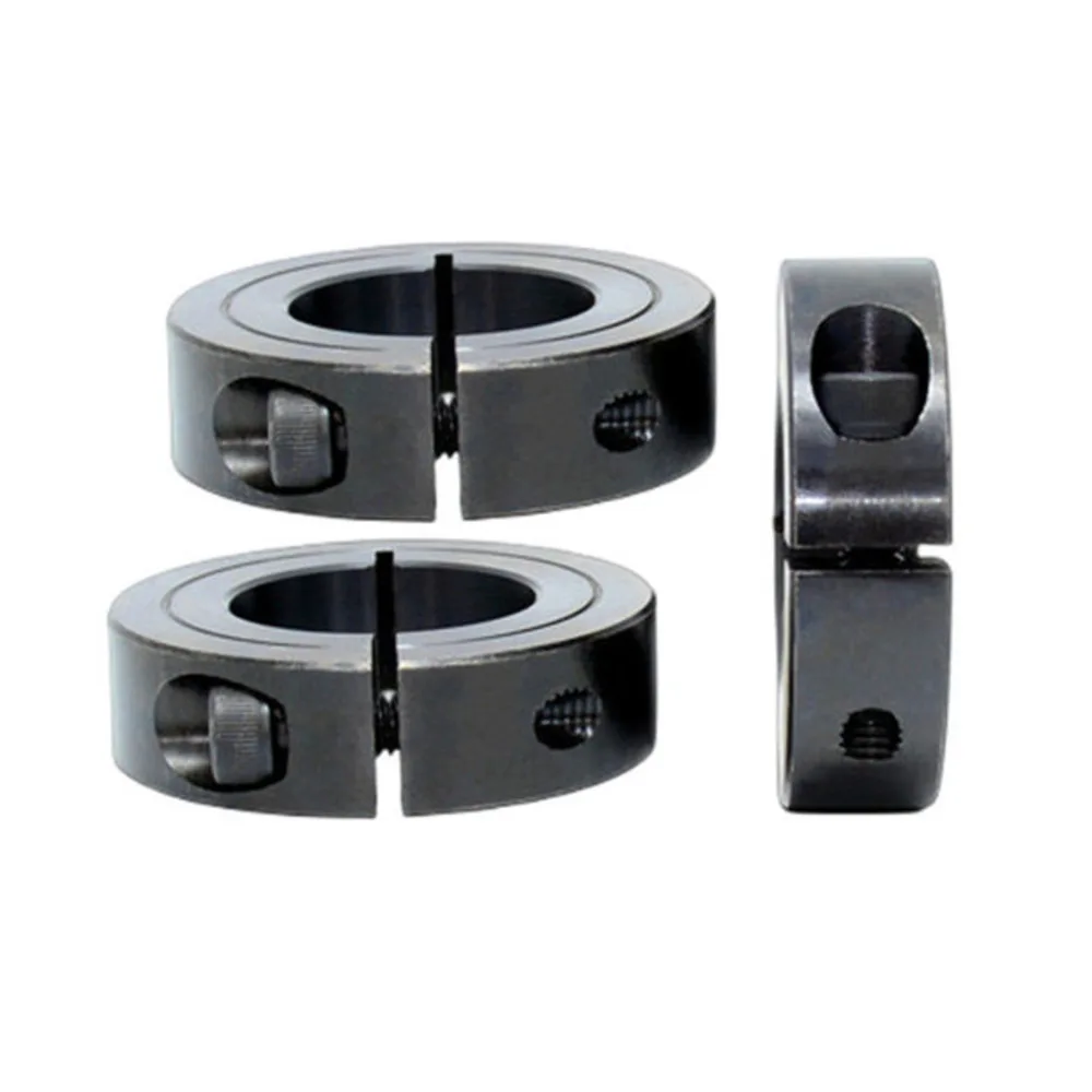1pcs Carbon 45 Steel Opening Fixing Sleeve Retaining Ring Optical Axis Inner diameter 3 4 5 6 8 10 12 16 20 25 30 35 40 - 70mm