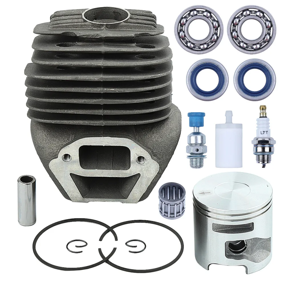 51mm Cylinder Piston Kit For K750 K760 Husqvarna Partner Cutoff Concrete 73.5cc