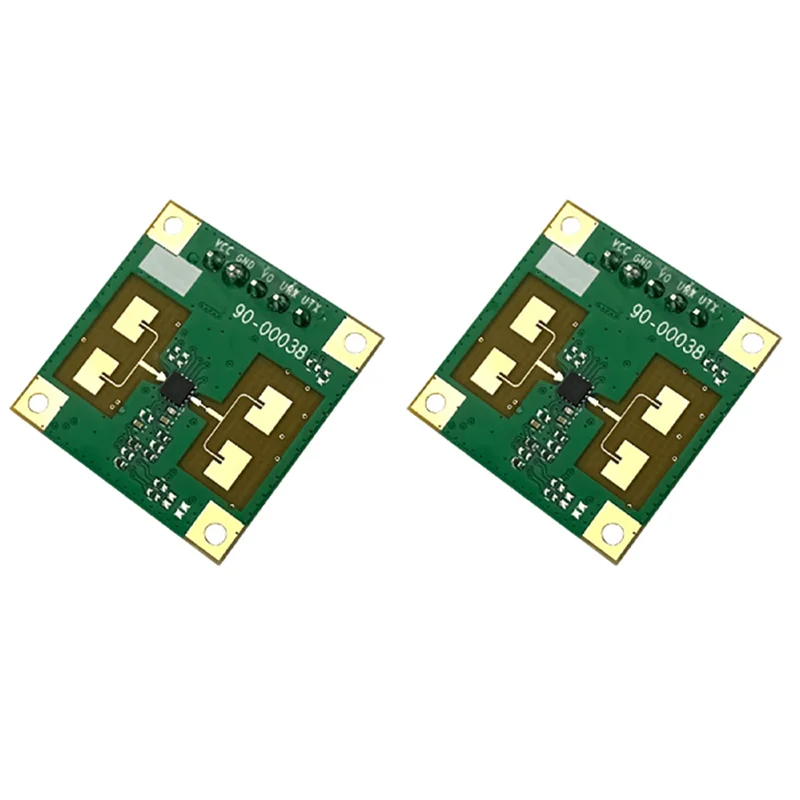 

2X 24 ГГц Модуль датчика присутствия человека TTL Последовательная связь LD1115H Обнаружение микродвижения