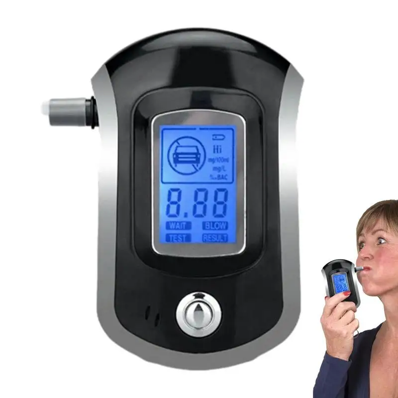 

Professional Digital Breath Alcohol Tester Breathalyzer Alcohol Breath Tester Alcohol Detector Blowing Drunk Tester