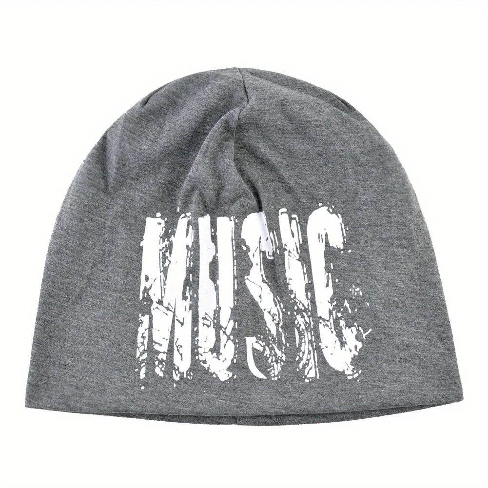 New Letter Print Classical Beanies Four Seasons Hat Man Women Thin Breathable Hip Hop Bonnet Caps Soft Cotton Windproof Skullies