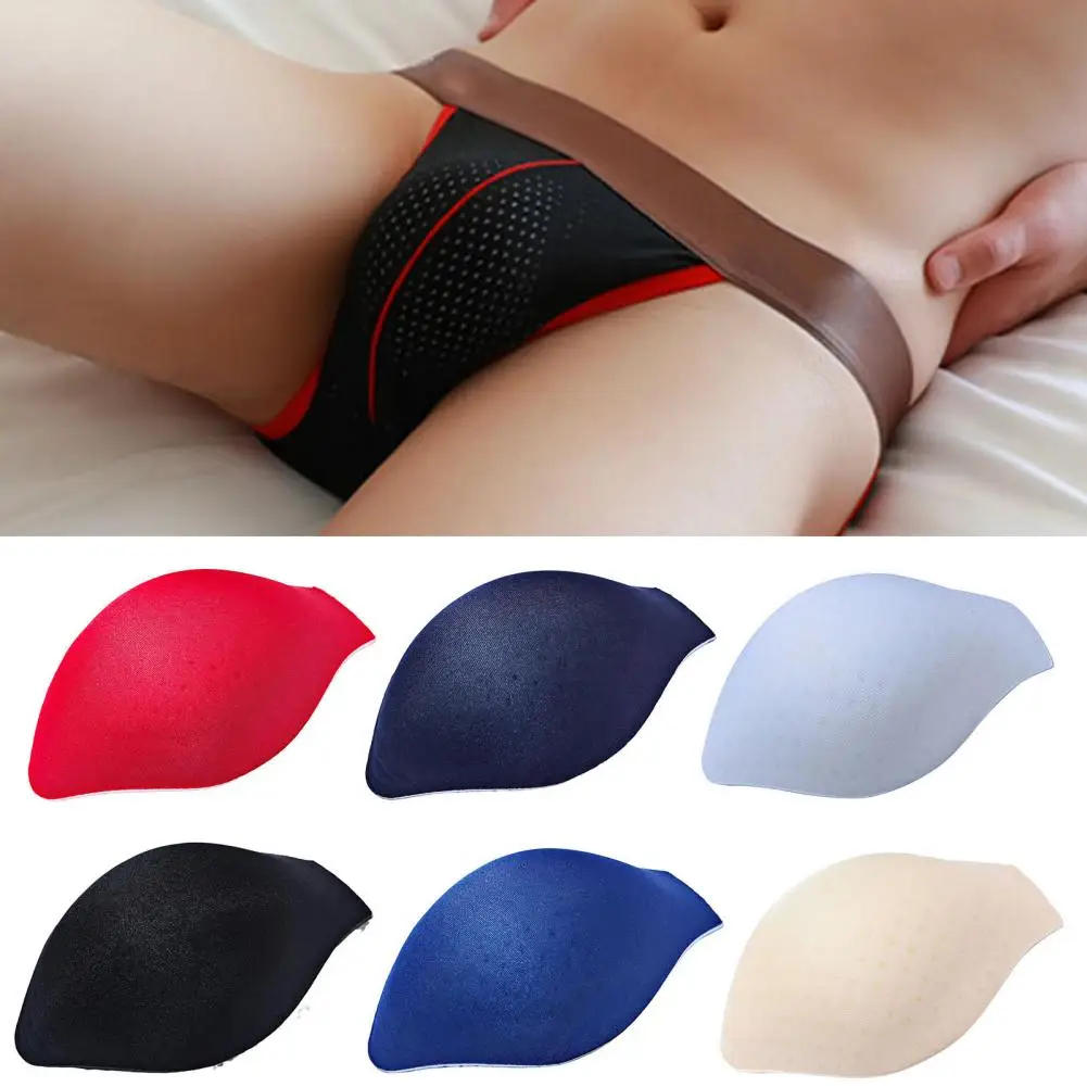 Fuller Look Men Underwear Sponge Pad Breathable Push Up Cup Pad Fuller Look Underwear Pouch Bulge Enlargement Sponge Daily Wear