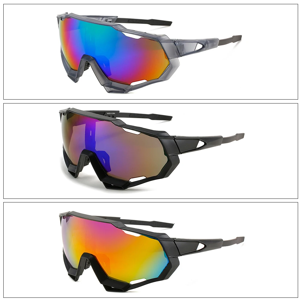 Outdoor Cycling Sunglasses UV Protection Windproof Glasses Polarized Lens Men Women Sports Sunglasses Eyewear