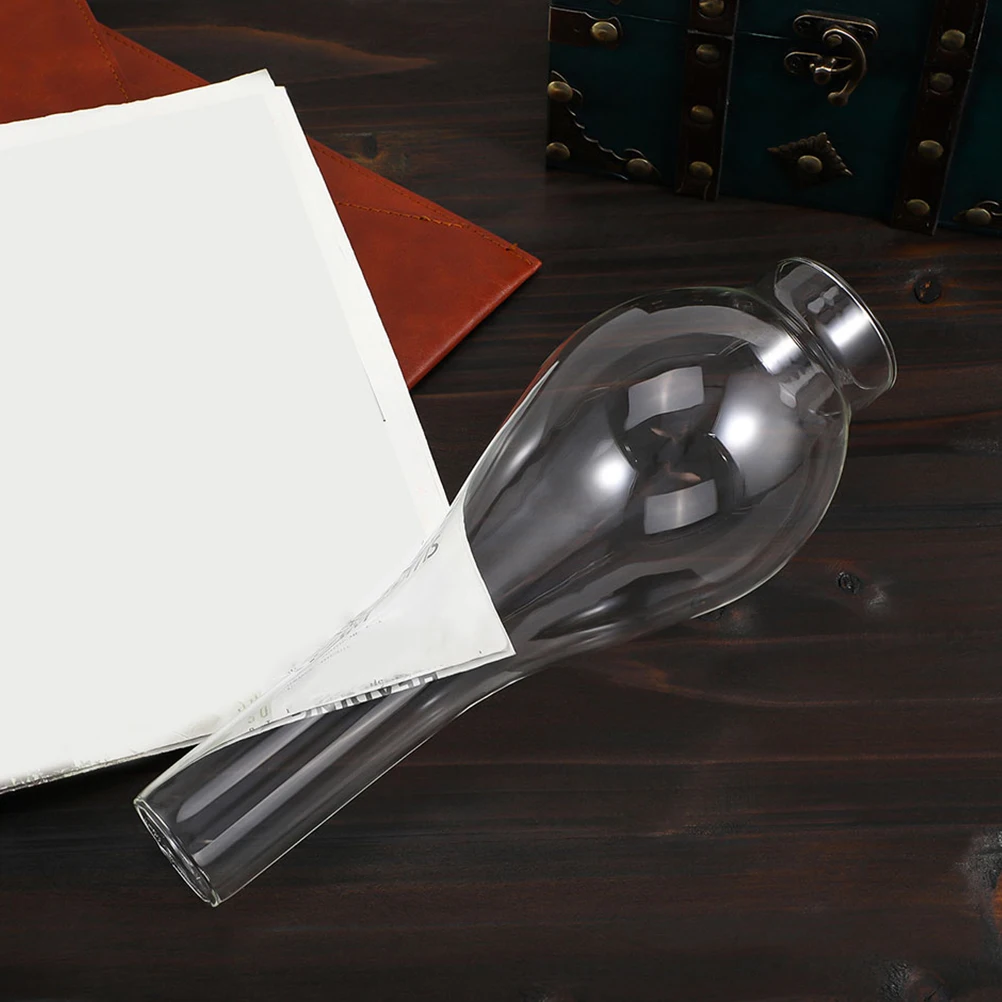 

2Pcs Glass Chimney for Oil Lamp Vintage Style Clear Cover Replacement Parts Even Light Distribution Warm Atmosphere
