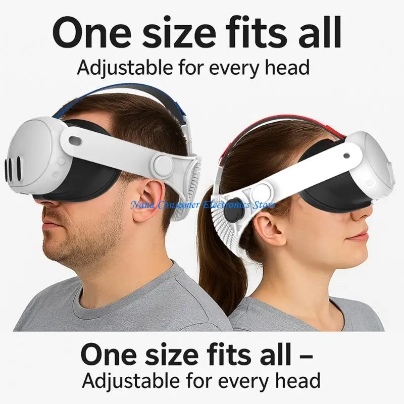 G7NE Memory Foam Enhances Head Strap Adjustable For VR Glasses Prolonged Comfort