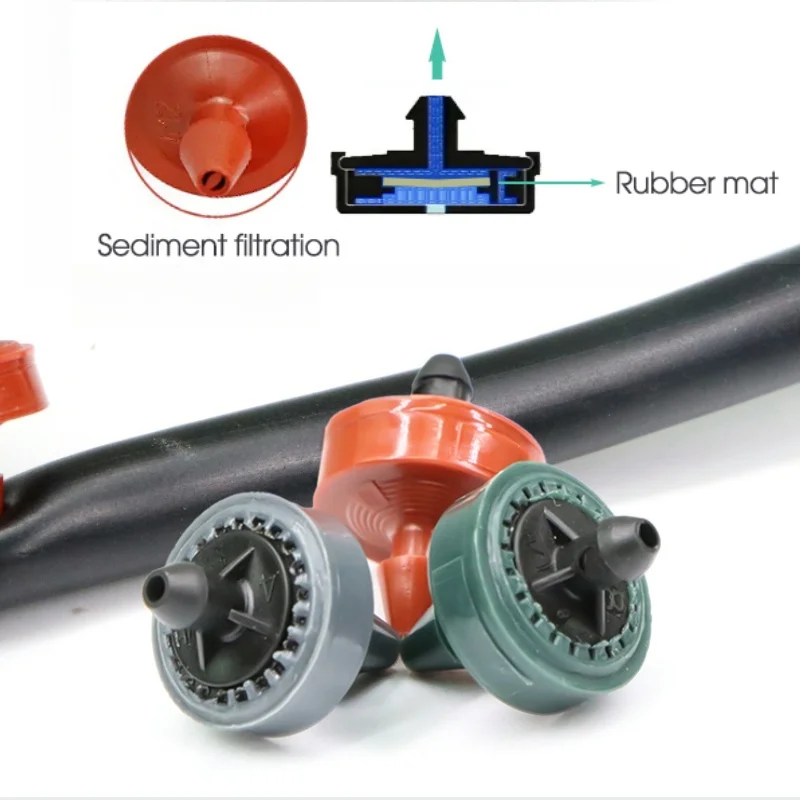Goutteur d'irrigation durable pour jardin, régulateur de pression automatique 2L 4L 8L, débit constant