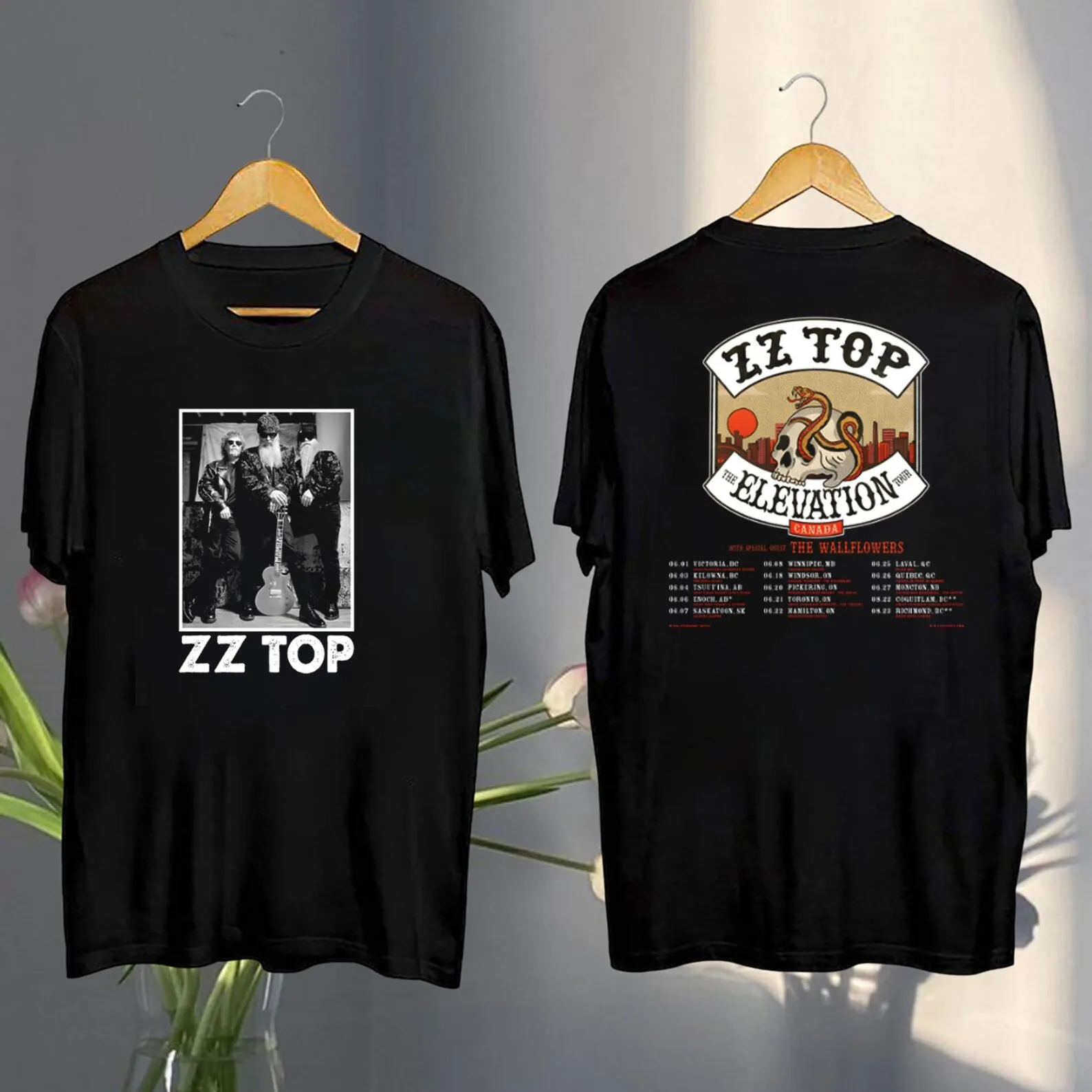 2025 ZZ Top The Elevation Canada Tour Shirt, Zz Top Vintage Shirt