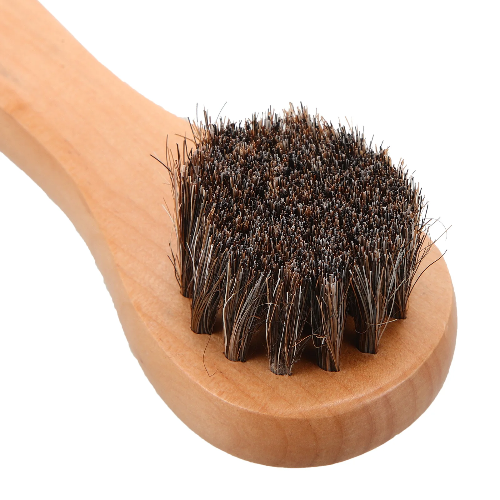 

Shoes Polishing Brushes Kit Strong Thick Craftsmanship Care Tool Boot Polish Scrubber Wood Handle Not Easy Break