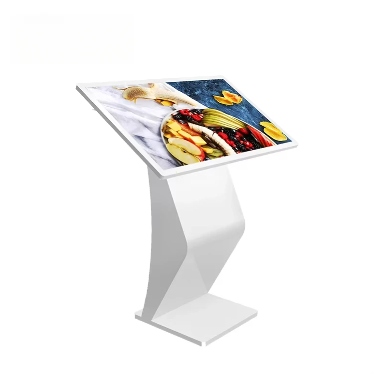 32 43 49 55 Inci Full HD Lcd Lantai Berdiri Dalam Ruangan Layar Sentuh Interaktif Cerdas Kios Informasi Signage Digital