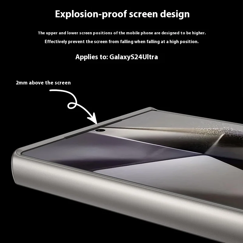 For Samsung S24 S23 Ultra phone case painted back cover ultra-thin case fashionable anti drop and shockproof protective cover