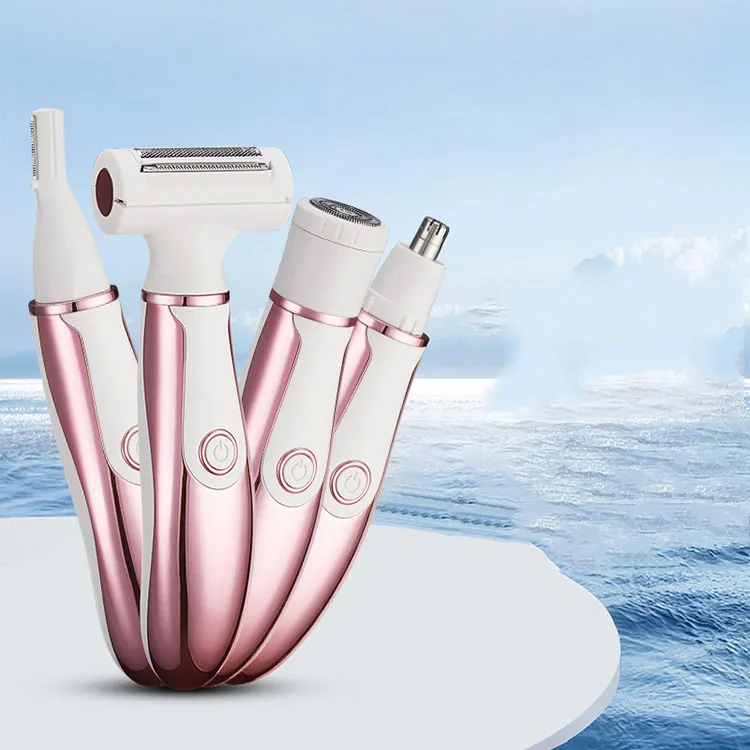 NEW 4in1 Hair Removal Appliance Lady Shaver Callus Remover Electric Rechargeable Professional