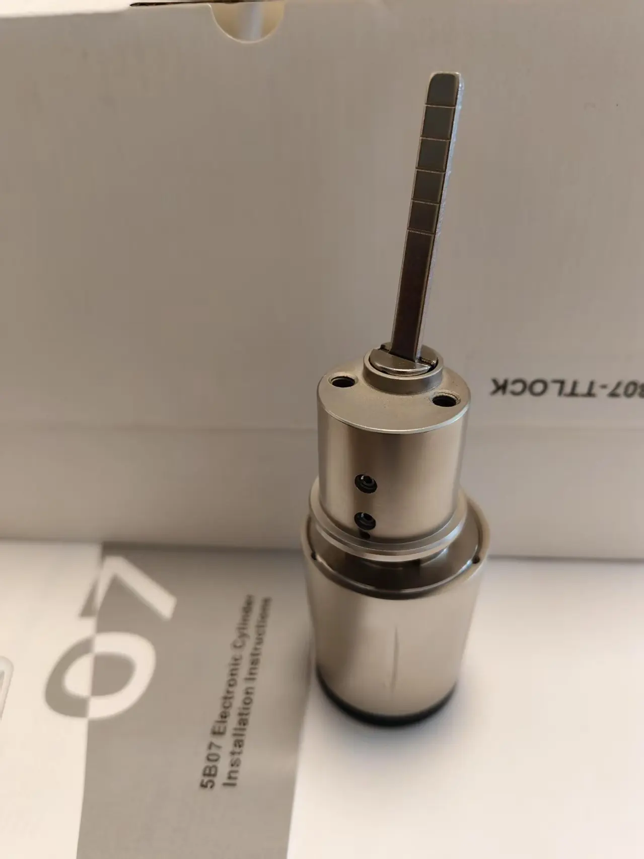 UK Waterproof IP67 Smart Night latch electronic lock cylinder TTlock APP RFID Card External lock body Smart cylinder door lock