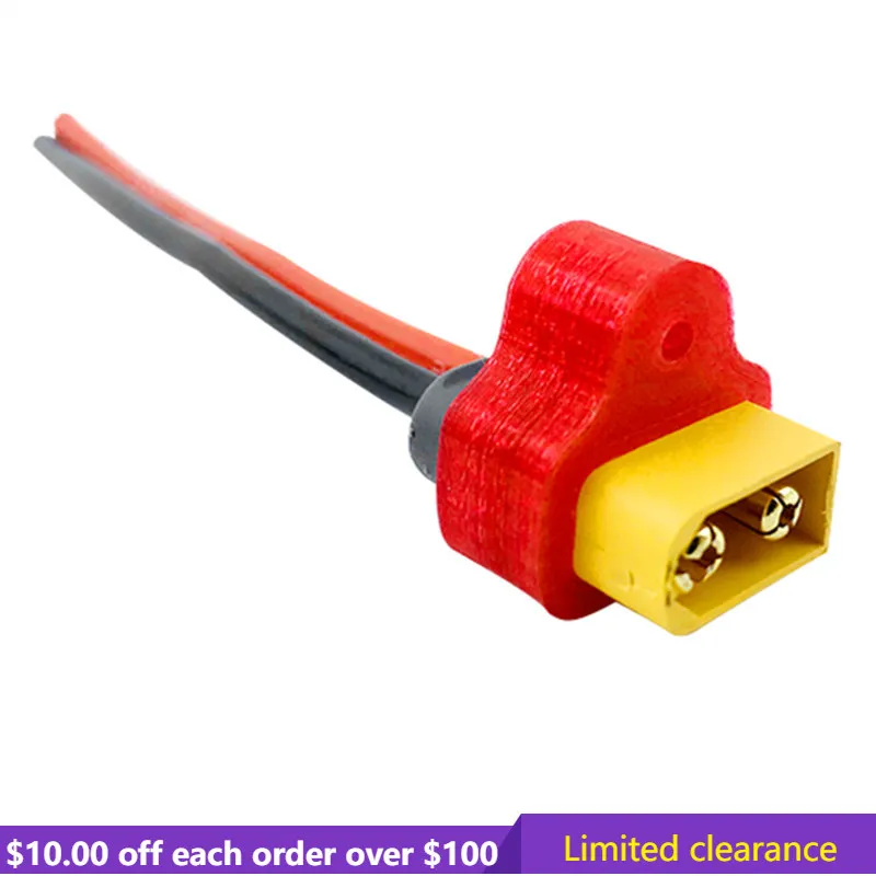 Limited Clearance 100mm XT60 Plug Extended Wire with Mount