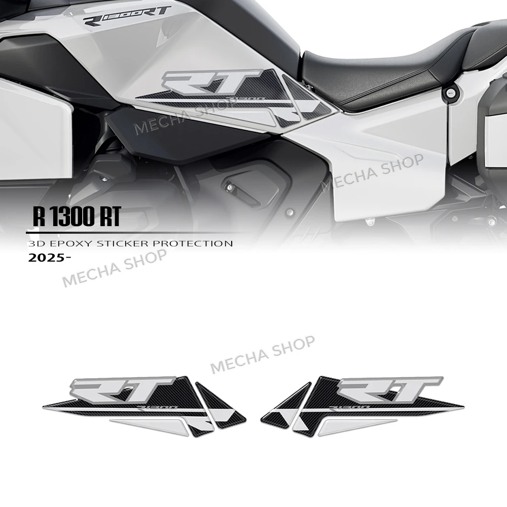 

For R1300RT R 1300 RT Triple Black 2025 2026 Side Tank Pad Stickers Kit