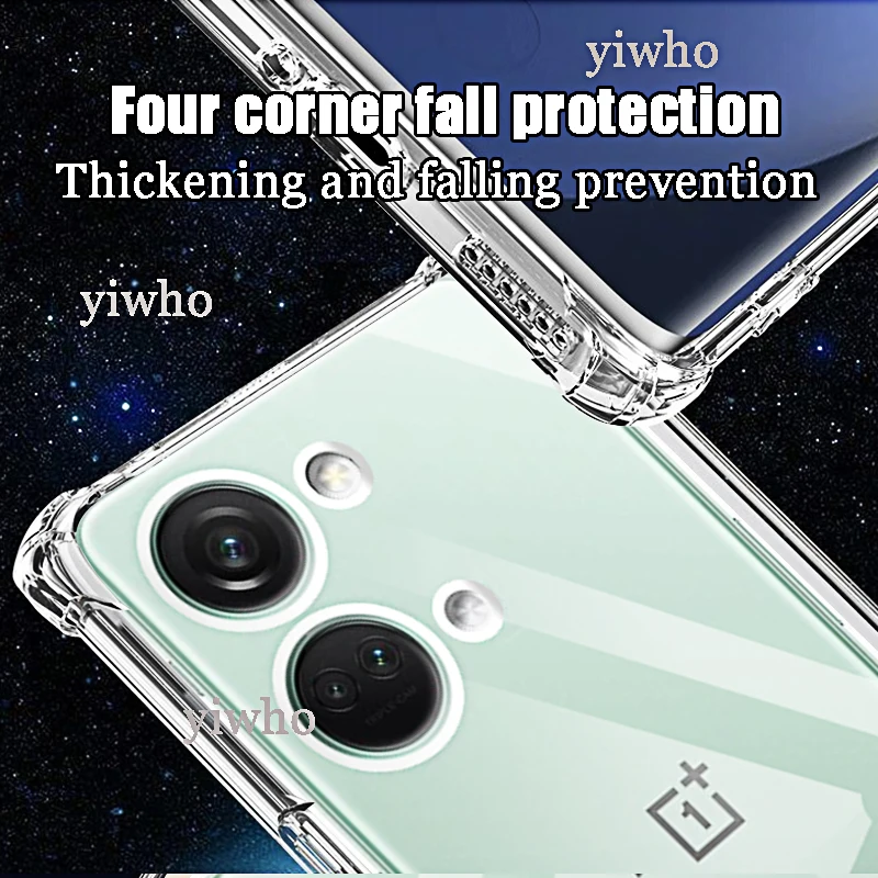 Phone Cases for OnePlus Nord 3 5G Case Soft Transparent TPU Clear Back Cover for OnePlus Nord CE3 Lite N30 CE 3 2 Lite N300 N200