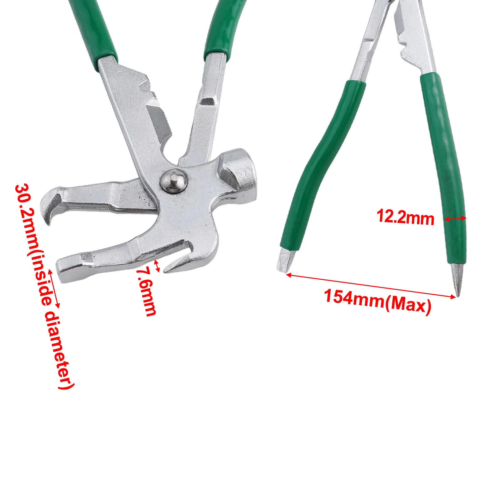 Automotive Tool Tire Repair Pliers Car Tire Pliers Alloy Steel High Quality Material Total Length 245mm Wheel Cover Removal