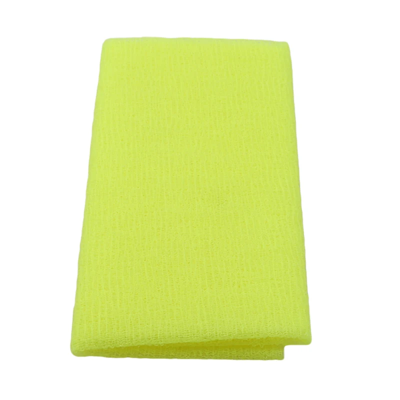 Long Strip Back Rubbing Foam Bath Towel Korean Towel Nylon Strong Soft Bath Towel Lengthening No Scrub Pulling Back Scrub Mitt