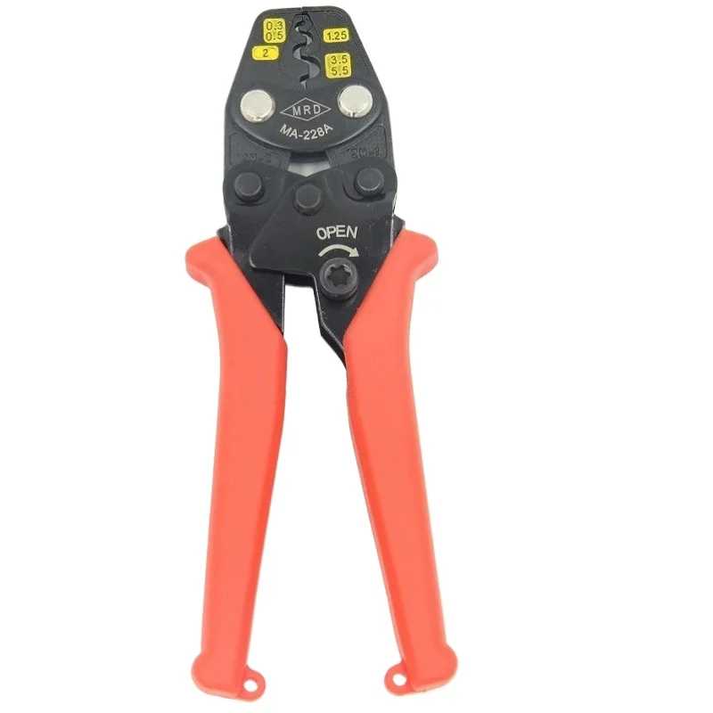 For Multifunctional Electrician Bare Terminal Crimping Pliers, Ratchet Pliers, Cold Pressing,  Copper Nose Clamping