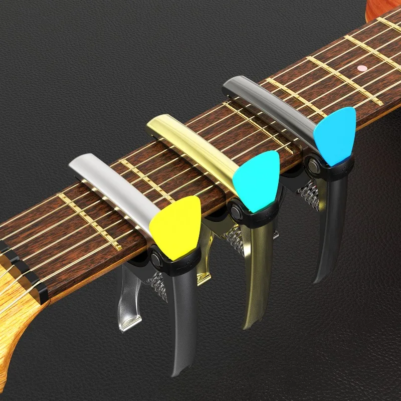 

Four-in-one String Studs/string Clippers/picks Capo Guitar Folk Electric Guitar Dual-purpose Guitar Accessories