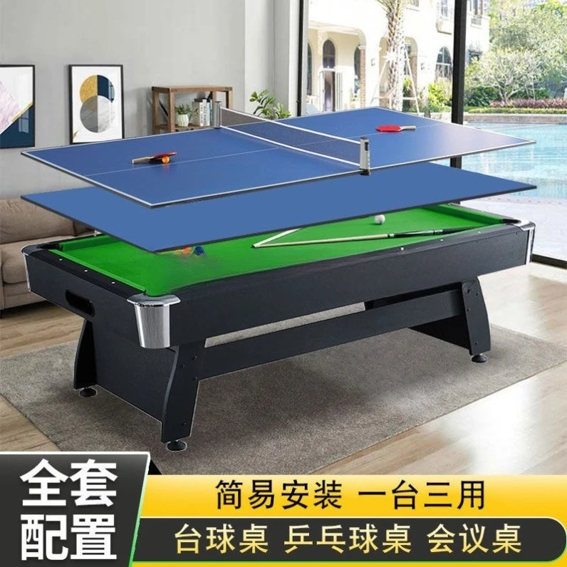 American commercial dining table household multi-function billiard table soldiers table tennis billiards three standard snooker