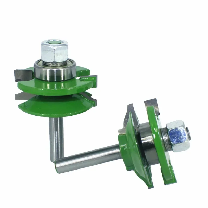 3PCS 8mm Shank Raised Panel Cabinet Door Router Bit Set Tungsten Carbide Woodworking Cutter Tool Milling Cutter Set for Wood