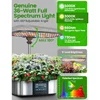 Hydroponics System with LED light Ultimate 21-Pod WiFi APP Auto-Drip Black ABS Indoor