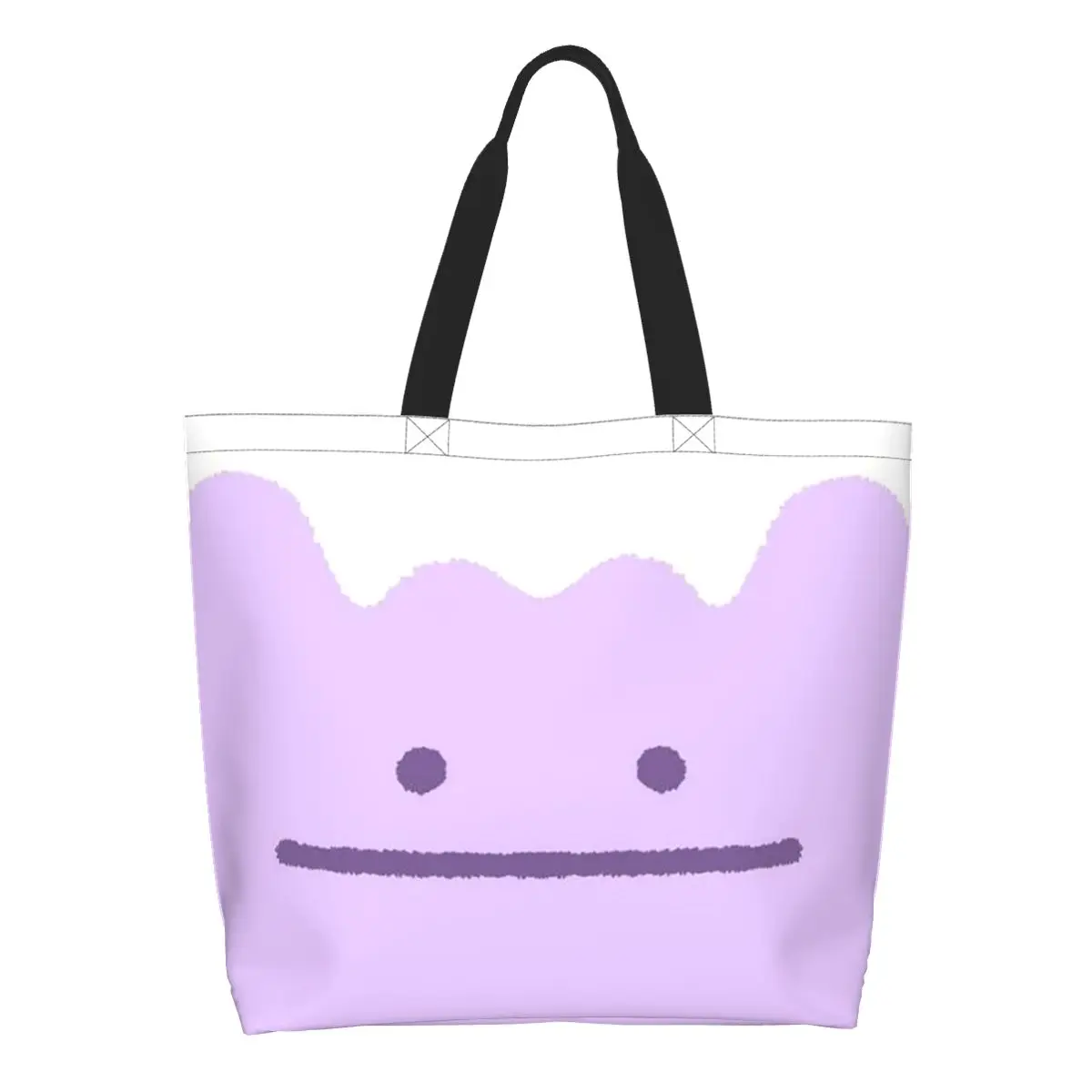 Сумка-шоппер Ditto Face Ditto Fy Anything 22, холщовая, большая вместимость, на плечо, для покупок, хозяйственная сумка для женщин
