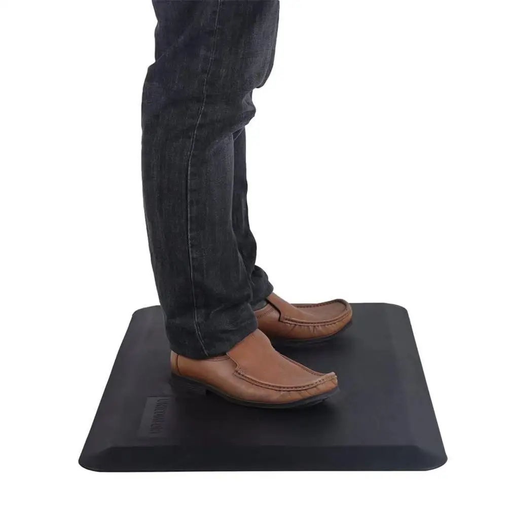 Waterproof Anti-Fatigue PU Gym Kitchen Office Portable Standing Mat For Slow Jogging Fitness