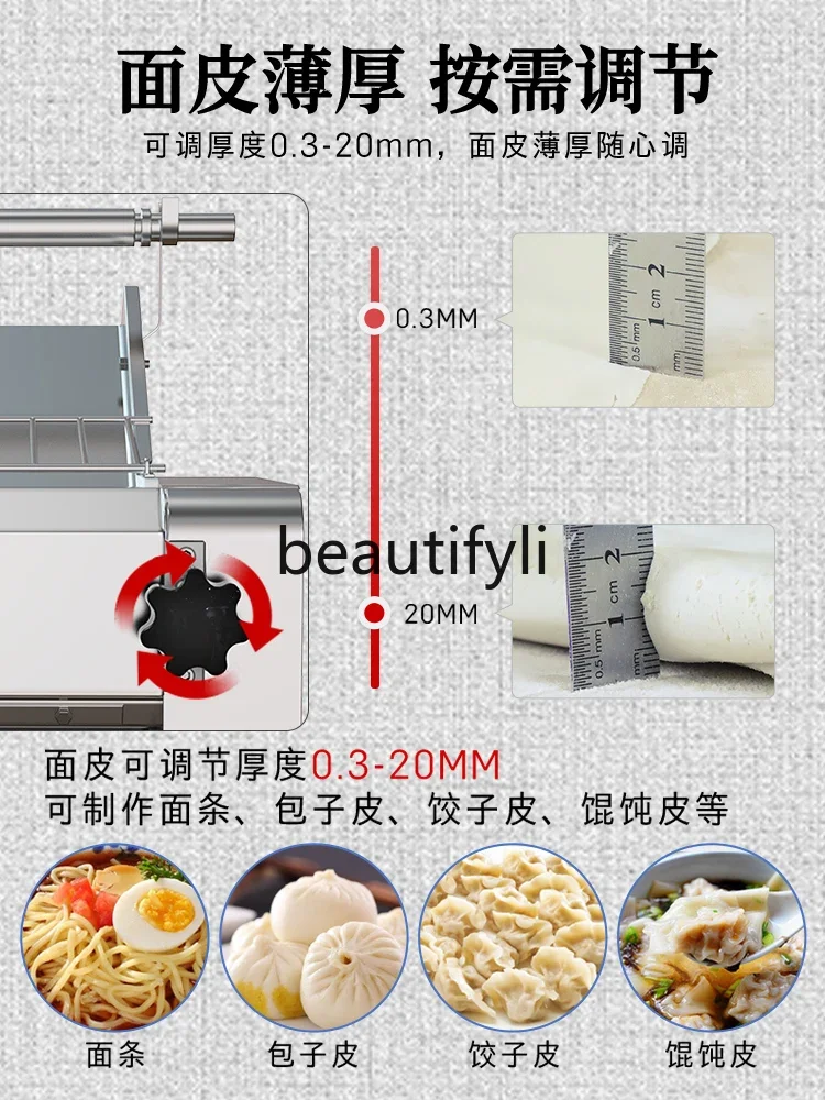 Macchina per pasta commerciale macchina per impastare in acciaio inossidabile macchina per tagliare la pasta per gnocchi completamente automatica