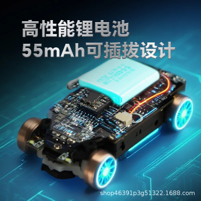 ミニリモコンレーシングカー 1:76 スケール電動モデルシミュレーションドリフトカー6+ 6歳以上のおもちゃ