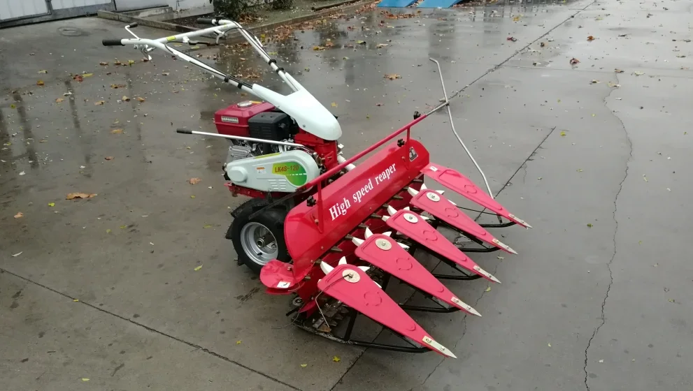 Mini RICE REAPER Small MACHINE PRICE mini wheat RICE REAPER MACHINE HARVESTER