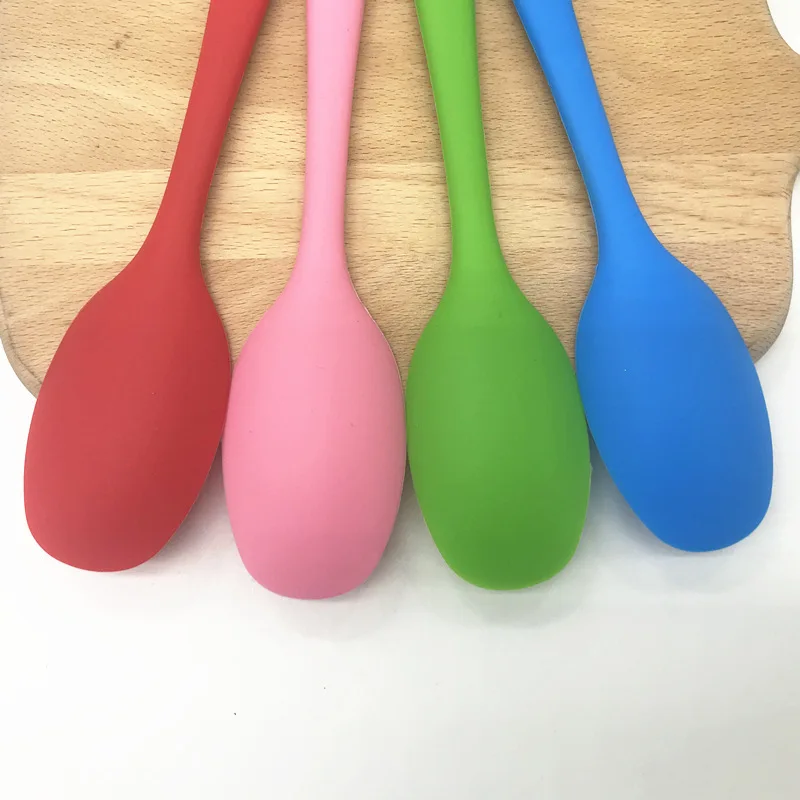 High Grade Silicone Spoon Cake Putty Bakeware Large Unity Spoon Utensil Butter Cooking Silicone Spatula for Kitchen Gadgets