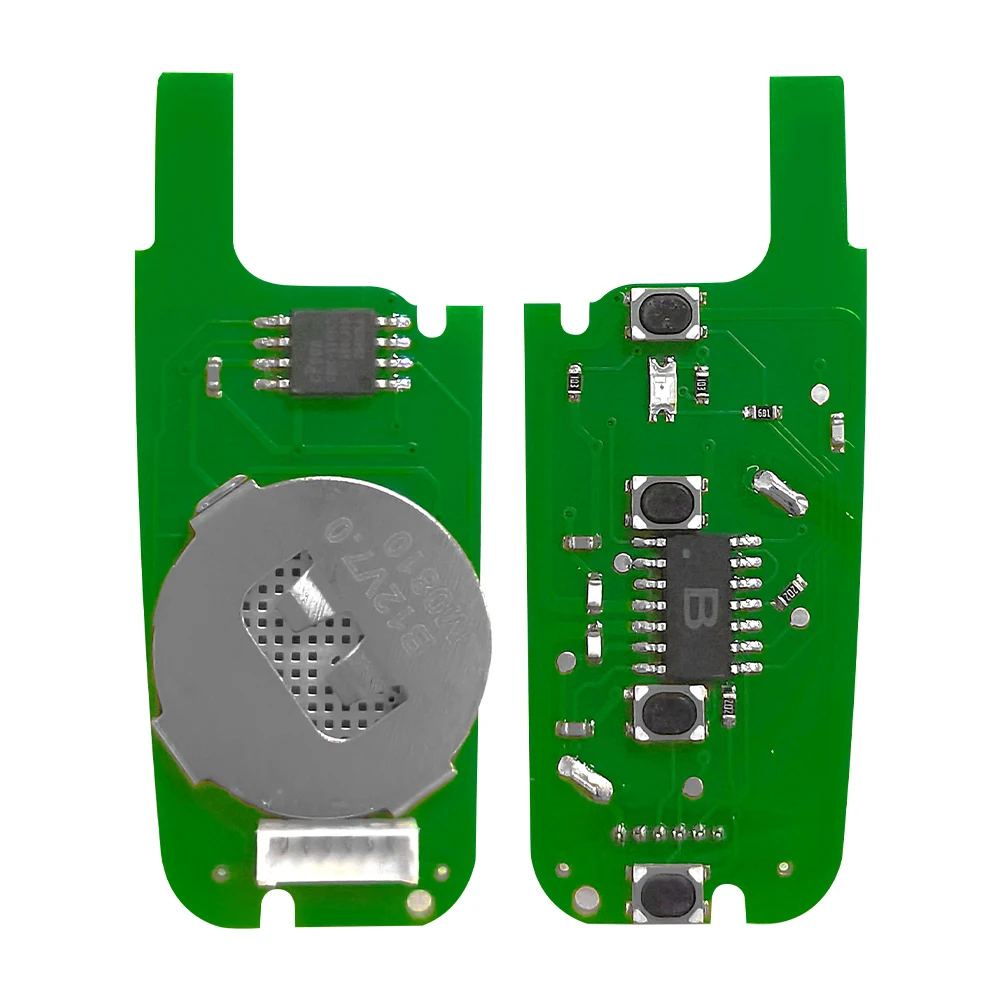 XNRKEY Upgraded Flip Remote Key 4D63 Chip 315Mhz for Ford  Escape Focus C-Max Transit Car Key with HU101 Blade FCC: OUCD6000022