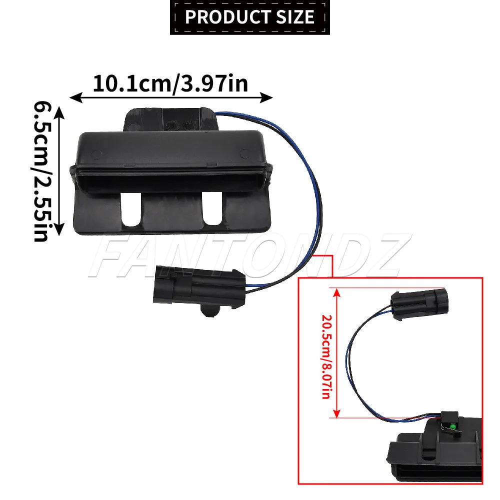 0007509V001 For Smart Fortwo 450 Coupe 1998-2007 Tailgate Boot Lid Release Open Handle Switch For Smart Fortwo Cabrio 450 00-07
