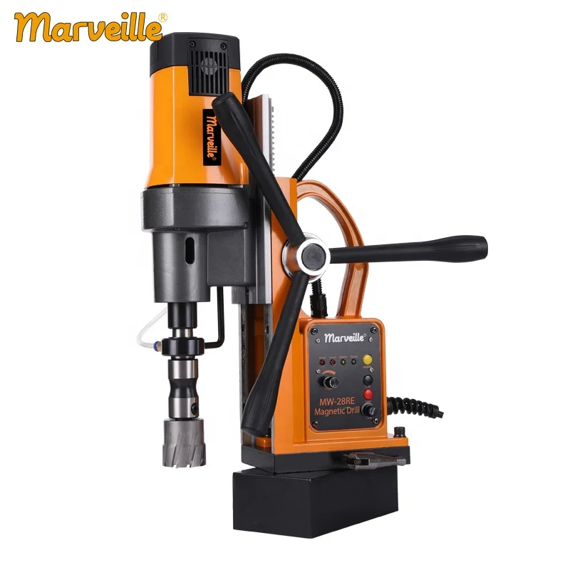 

MW-28RE 110V 230V 28mm M20 Tapping MT3 Morse Variable Speed Portable Electric Magnetic Core Magnet Drill Press Drilling Machine