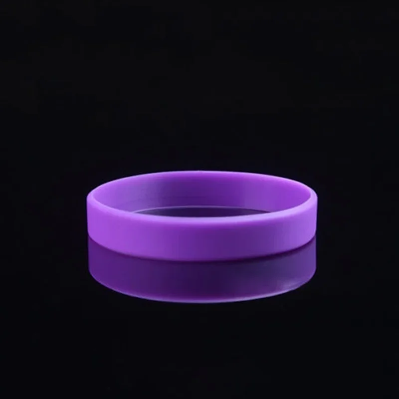 5pcs/set Luminous Silicone Bracelet Outdoor Sports Bracelet Without Words Basketball Wristband Random Colors view 3