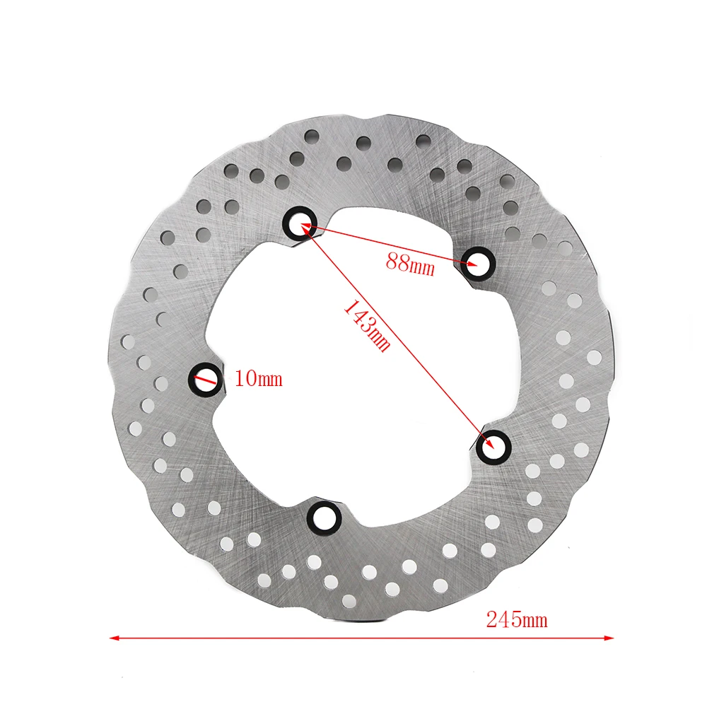 Motorcycle Rear Brake Disc 245MM Brake Rotor for Yamaha MT-07 MT-07A Motocage MT07 689cc MT-09 MT09 47cc Sport Tracker ABS