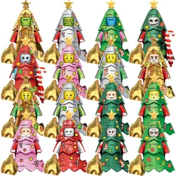 New Christmas Minifigure Santa Claus Snowman Elk Christmas Tree Diy Models Kids Toys Building Blocks Gift Boys Girls Juguetes