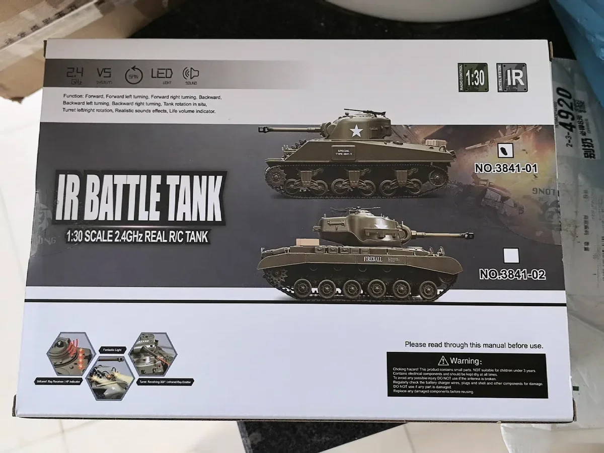 

1/30 танки Henglong Sherman Vs Pershing, инфракрасные боевые танки 2,4 ГГц, боевой панцер с дистанционным управлением, модная модель танка для США, игрушка