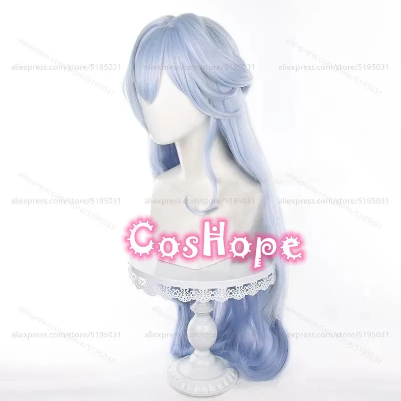 كاندي 2025HSR روبن 95 سنتيمتر طويل مجعد الشعر الأزرق الطبقات التدرج شعر مستعار أنيمي تأثيري الباروكات مقاومة للحرارة الاصطناعية