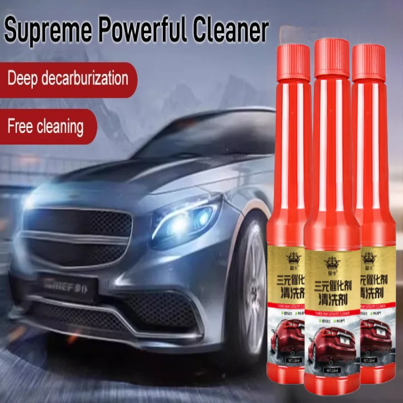 

High-Efficiency Three-Way Catalytic Converter Cleaner Buildup Tailpipe Oxygen Fuel Cleaner Car Cleaning Simple EngineAccelerator