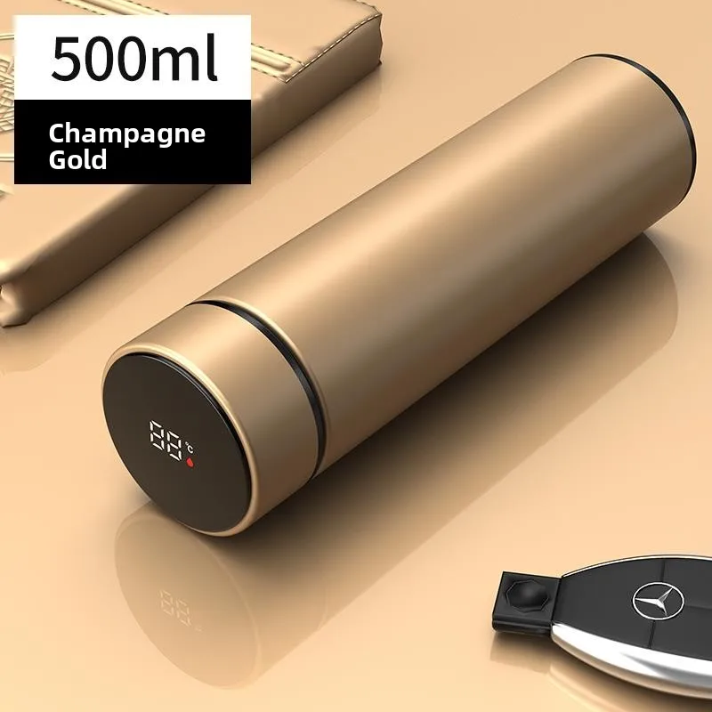 

Умная большая емкость, изолированная бутылка для воды из нержавеющей стали, мужская высококачественная чайная чашка, подарочная китайская термочашка с принтом