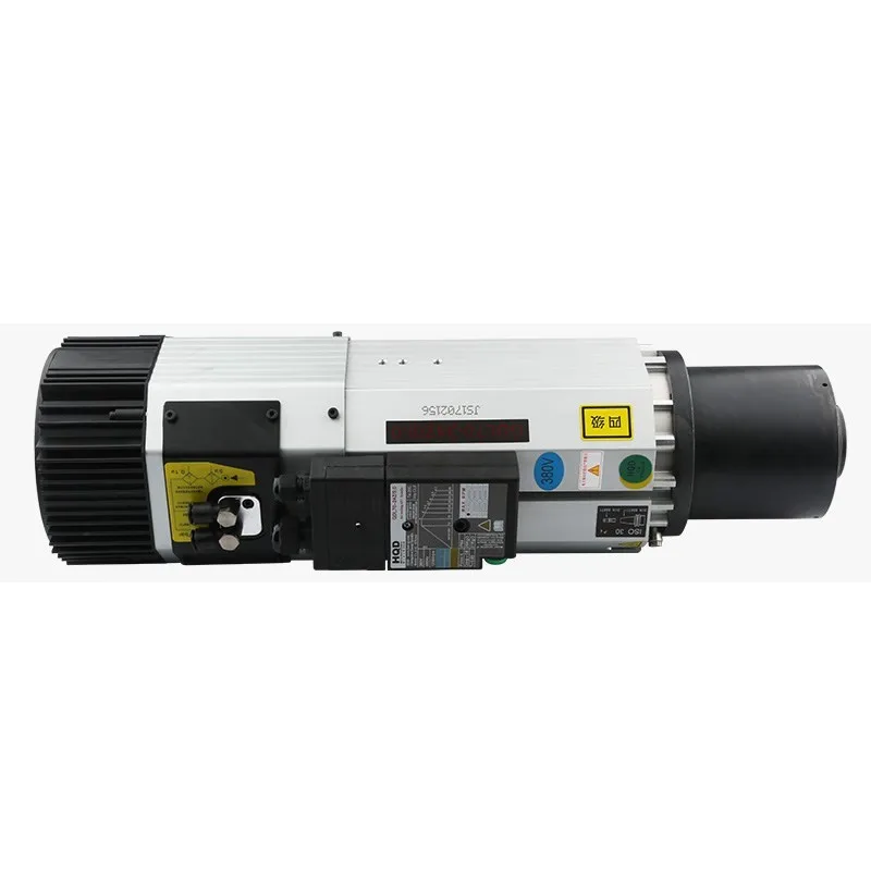 목공 스핀들 모터, HQD 9kW 공랭식 ISO30 atc 스핀들 모터, GDL70-24Z, 9.0