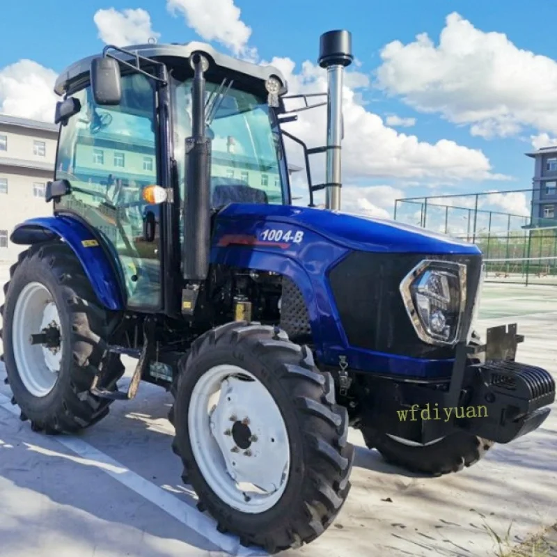 Diyuan-農業用トラクター,4wd 4x4,100hp,新製品2023