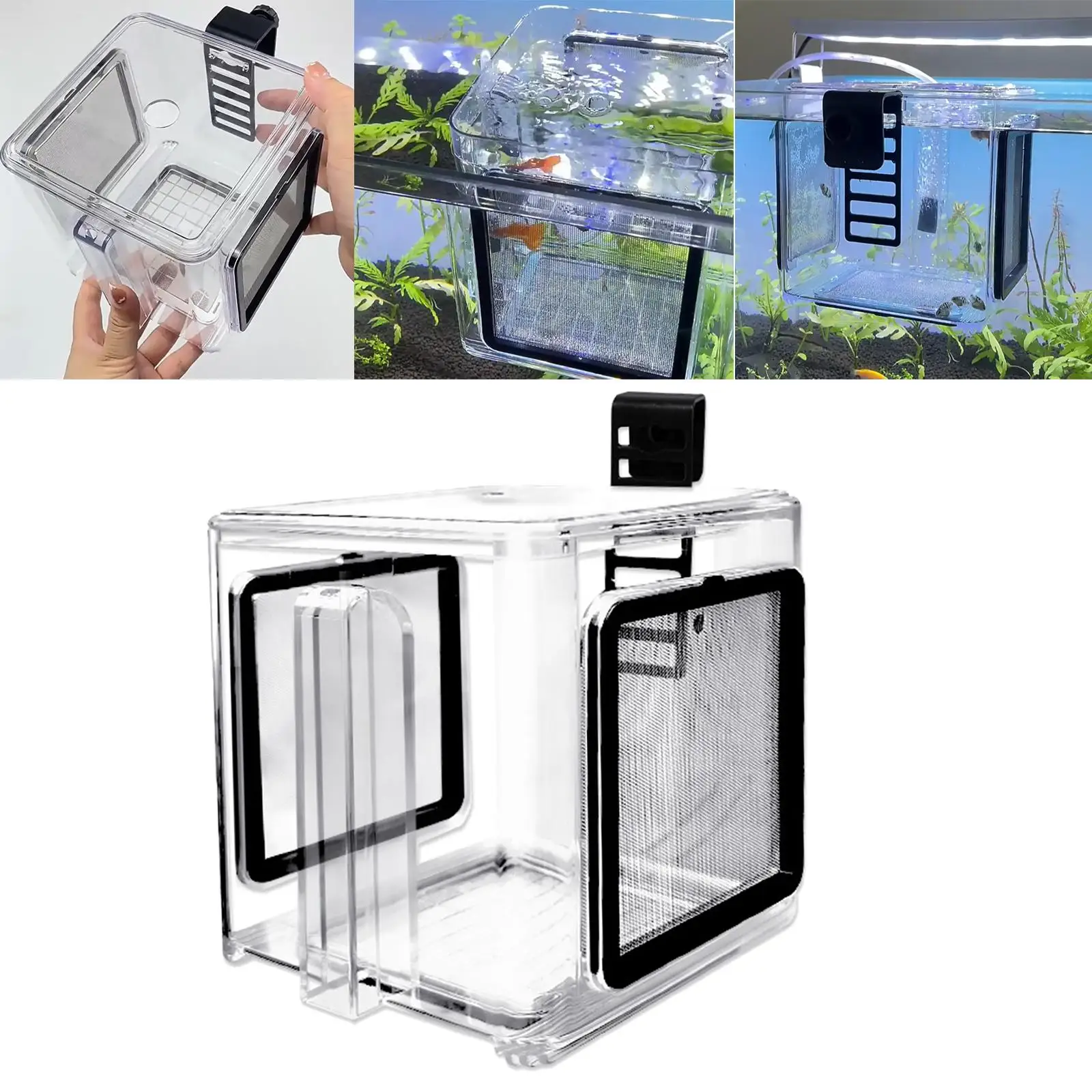 

Fish Breeding Box, Aquarium Fish Tank Hatchery Incubator Breeder Box, Fish